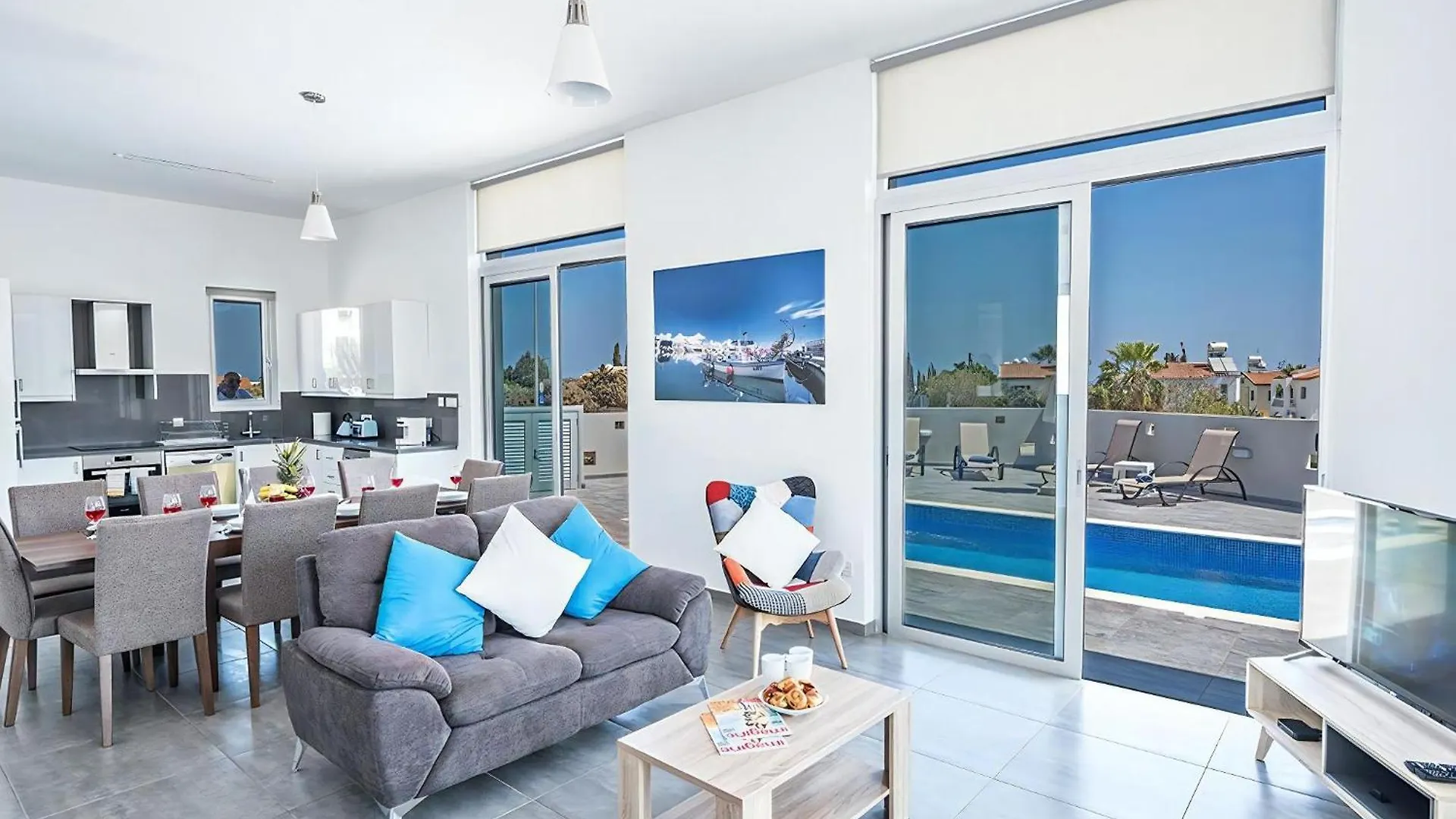 Villa Protaras Miramar, Luxury And New 5Bdr Protaras Villa With Pool And Stunning Sea Views