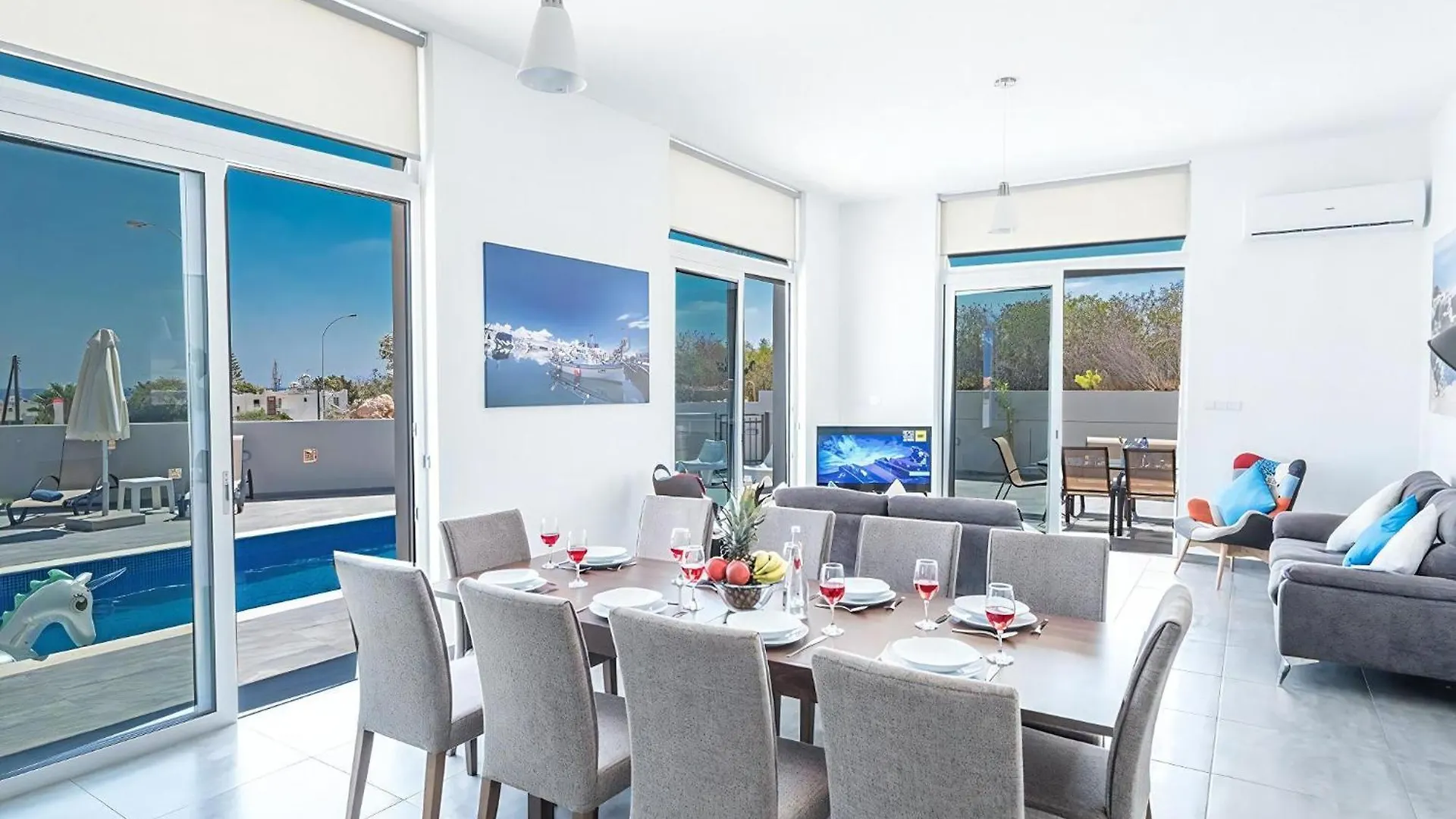 Villa Protaras Miramar, Luxury And New 5Bdr Protaras Villa With Pool And Stunning Sea Views